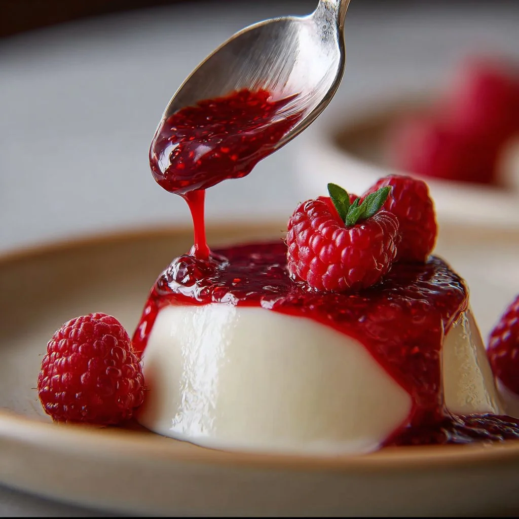 A delectable sauce made with gelatin, showcasing its rich consistency and flavor.