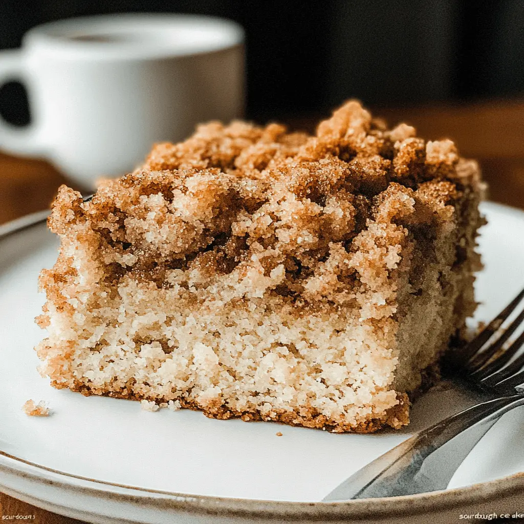 sourdough coffee cake
