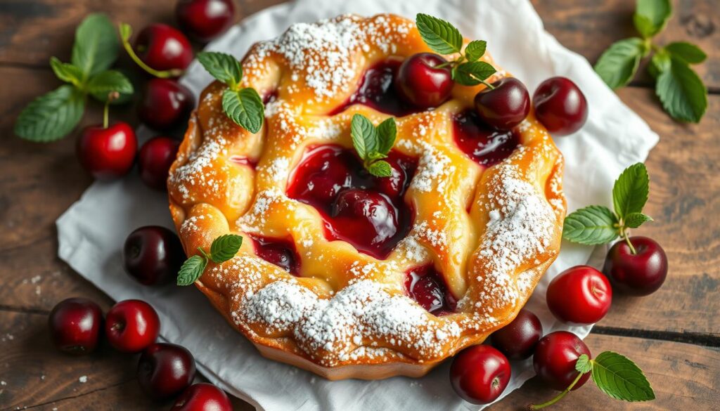 Clafoutis traditionnel aux cerises