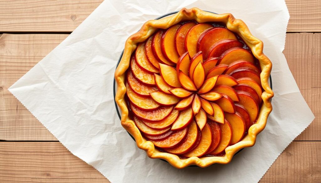 Disposition des pommes pour Tarte Tatin