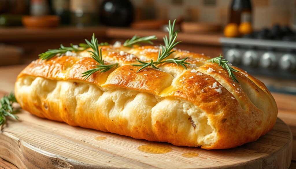 Focaccia italienne traditionnelle