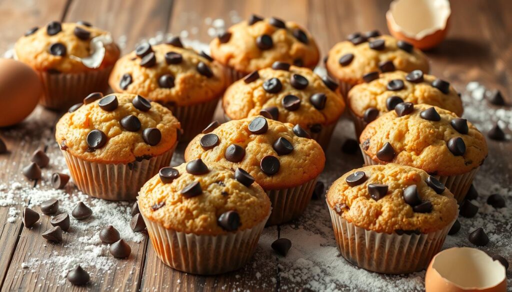 Muffins moelleux aux pépites de chocolat