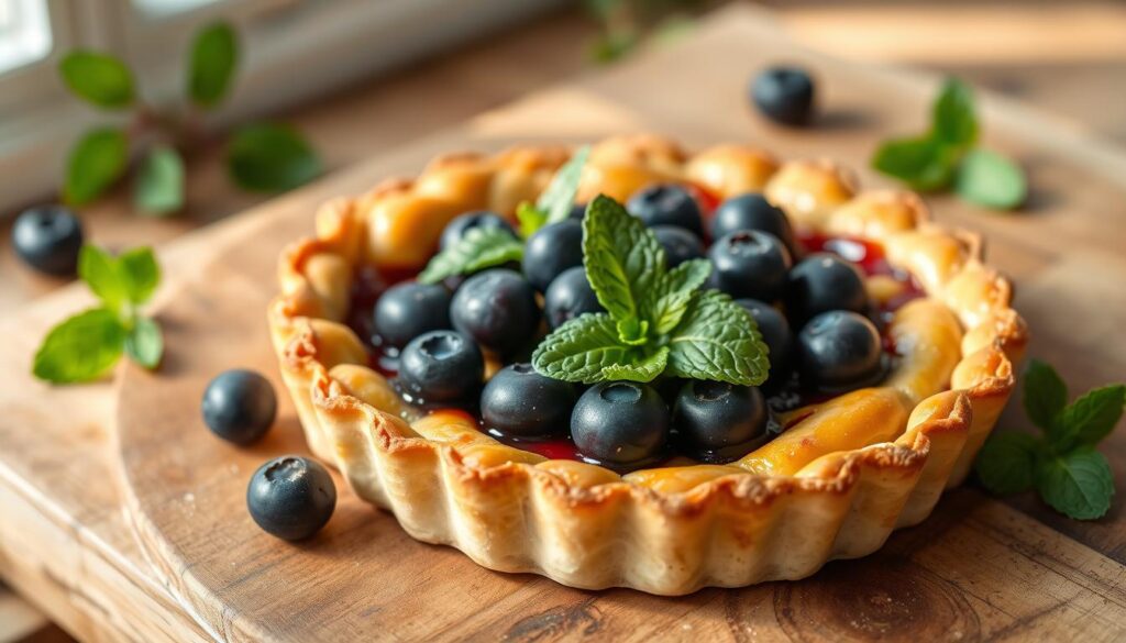 Myrtille tarte recette