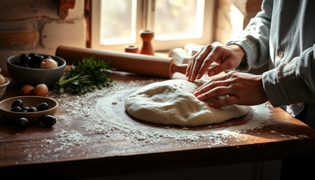 Préparation de pâte pour pissaladière