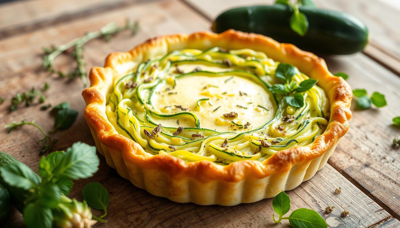 Recette courgette tarte