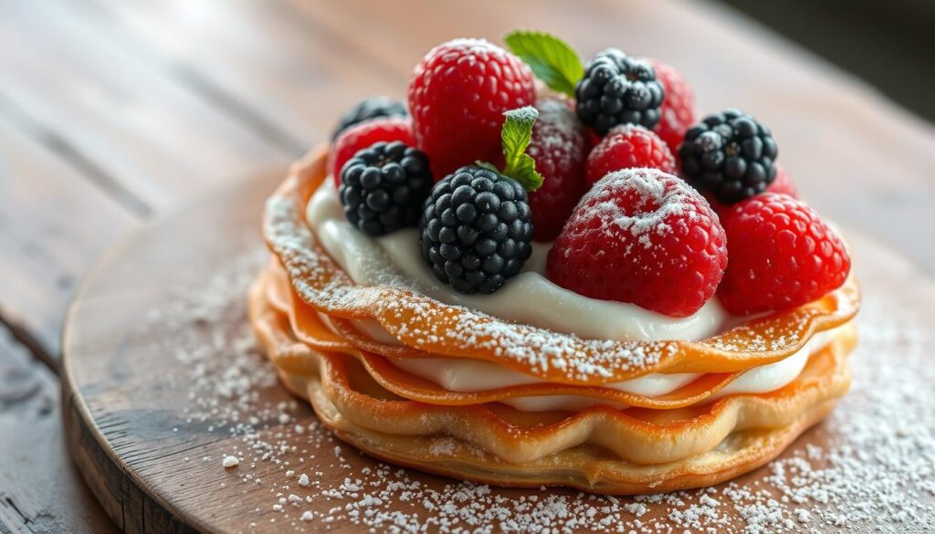 Recette sucrée rapide avec pâte feuilletée