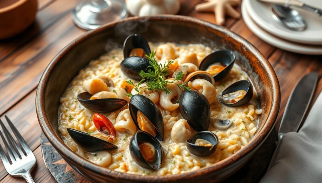 Risotto aux moules fruits de mer