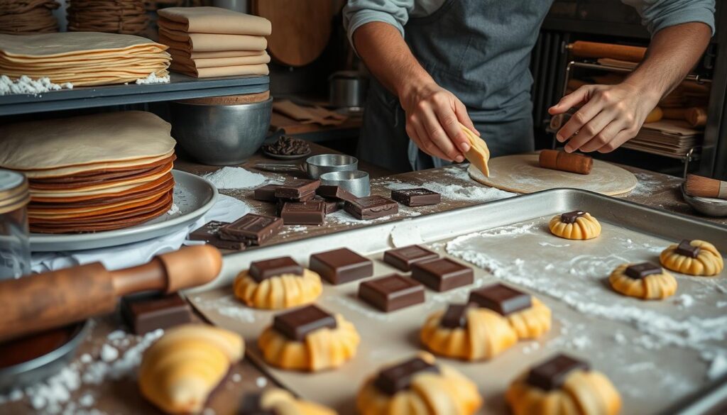 Techniques de préparation du pain au chocolat