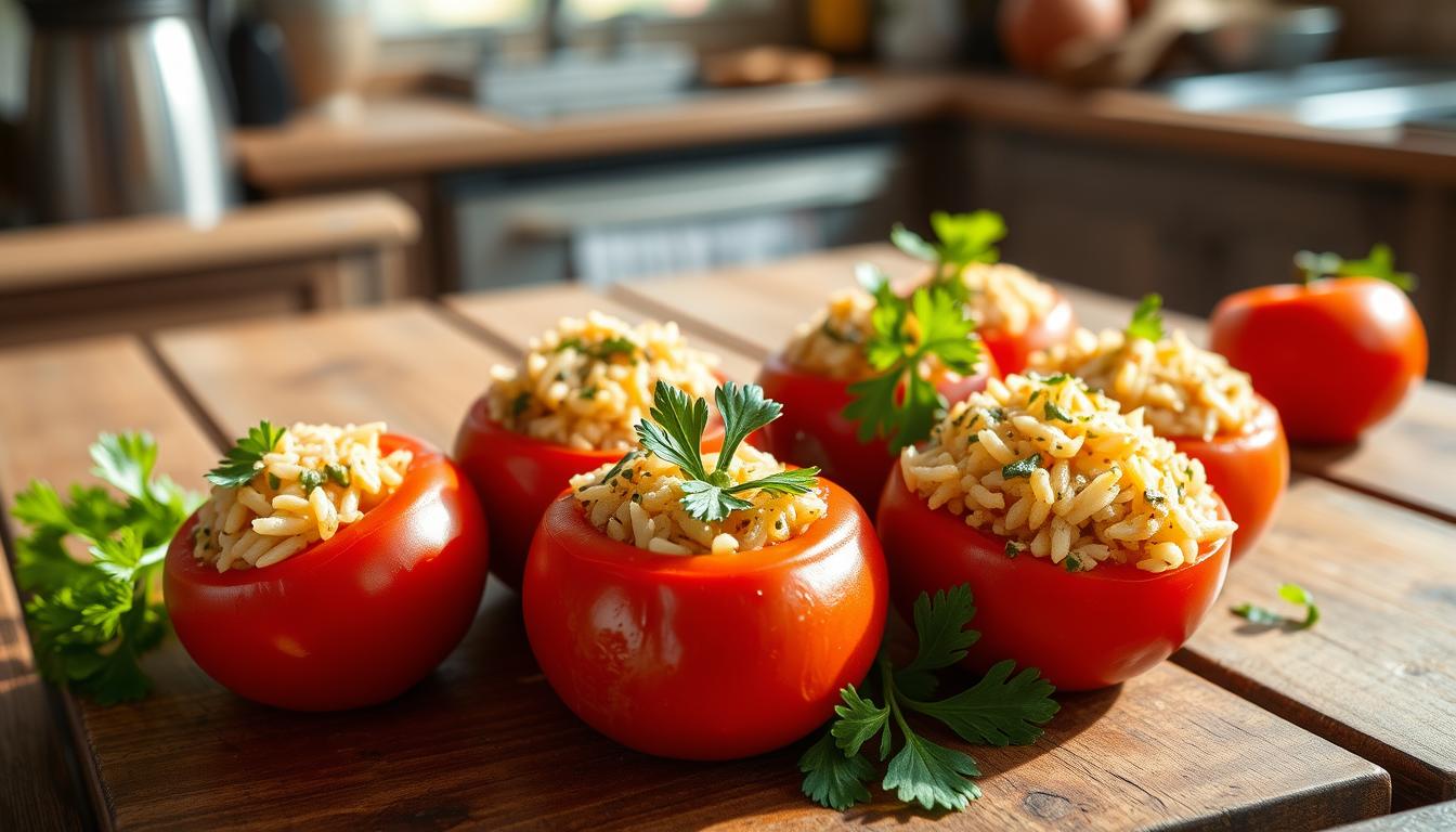 Tomates farcies recette de grand-mère avec riz