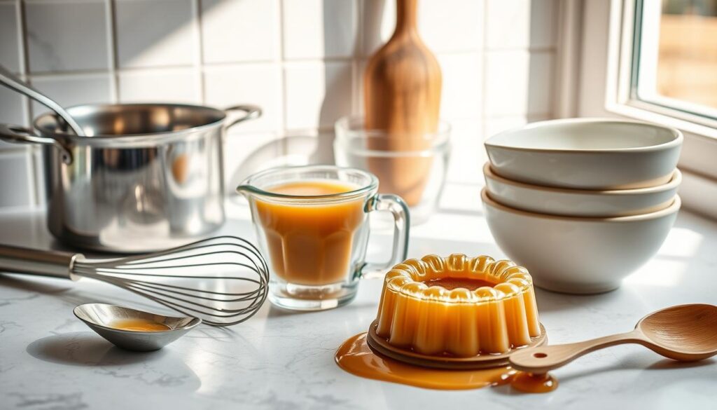 Ustensiles pour crème caramel