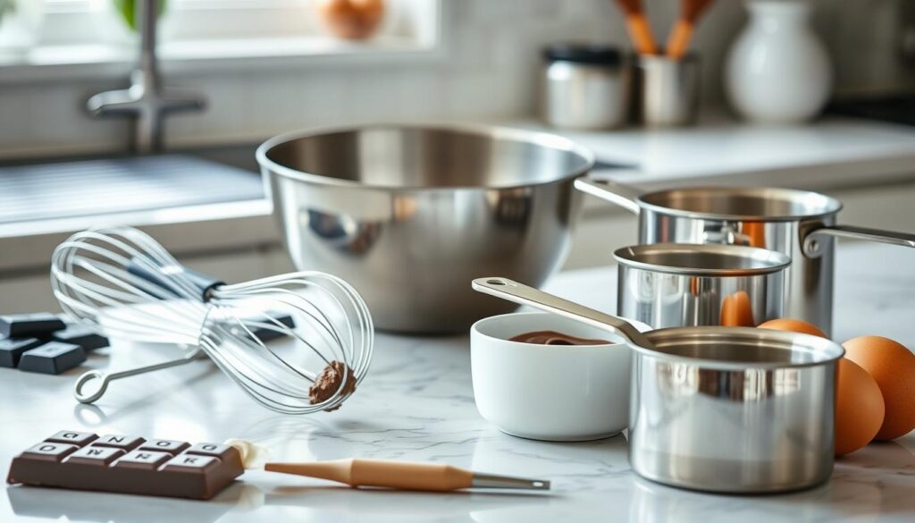 Ustensiles pour mousse au chocolat