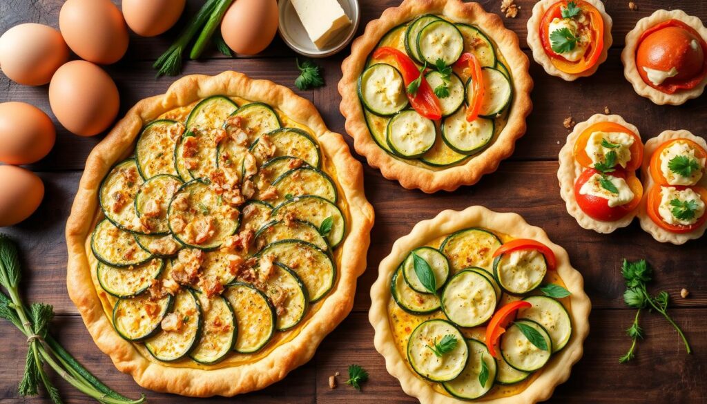 Variantes de tarte aux courgettes